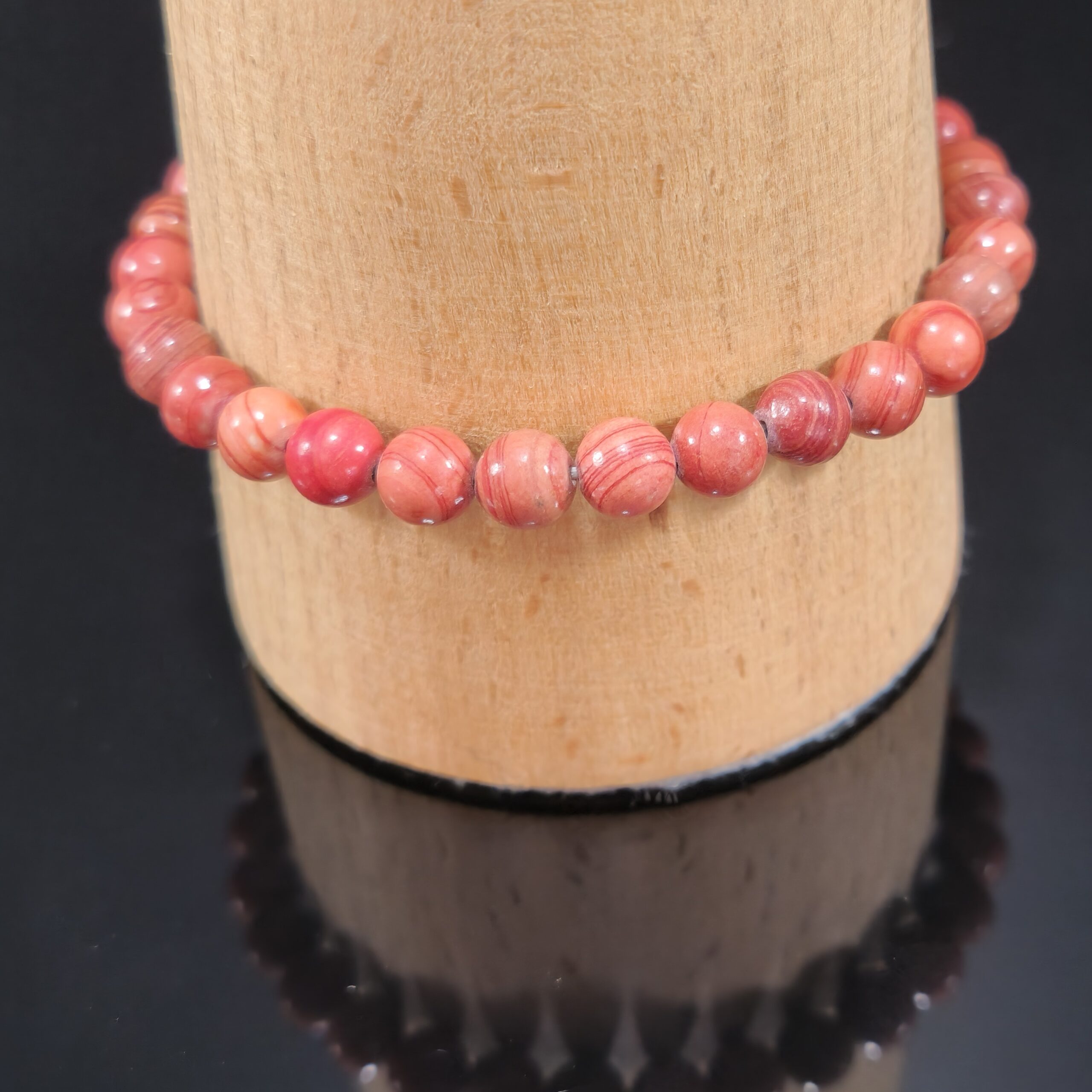 Pulseira Pinkstone | Esferas de 6 mm - Image 3