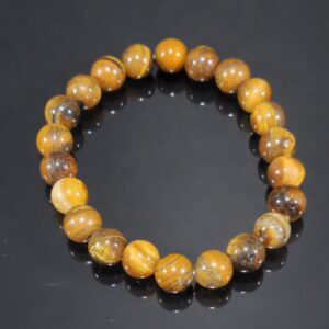 Pulseira Olho de Tigre | Esferas de 8 mm