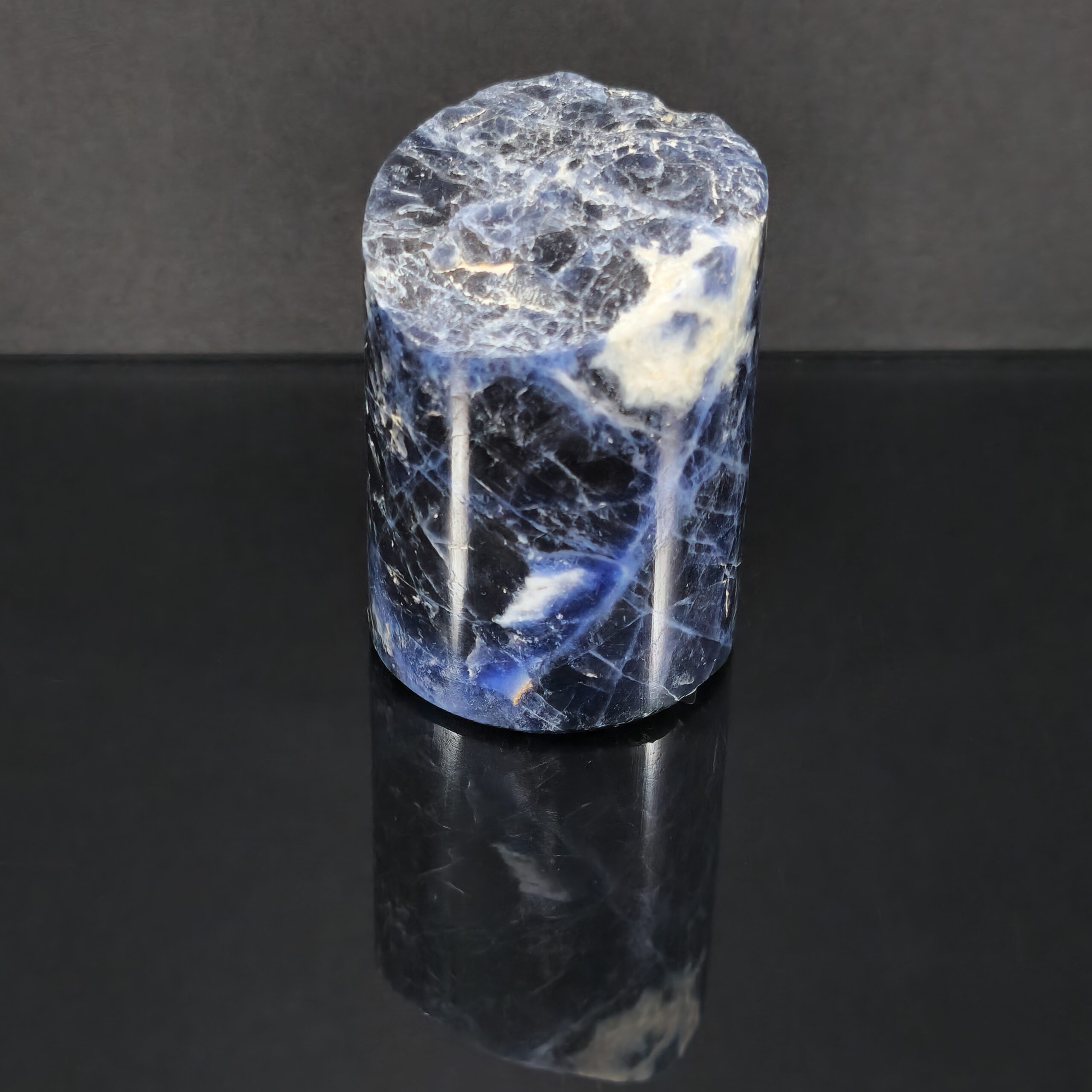 Cilindro curador de Sodalite polido