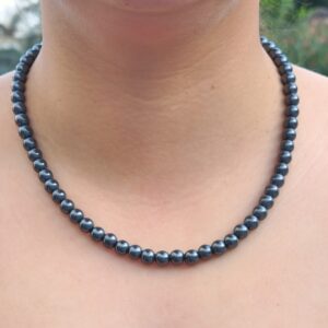 Colar de Hematite | Esferas de 8 mm