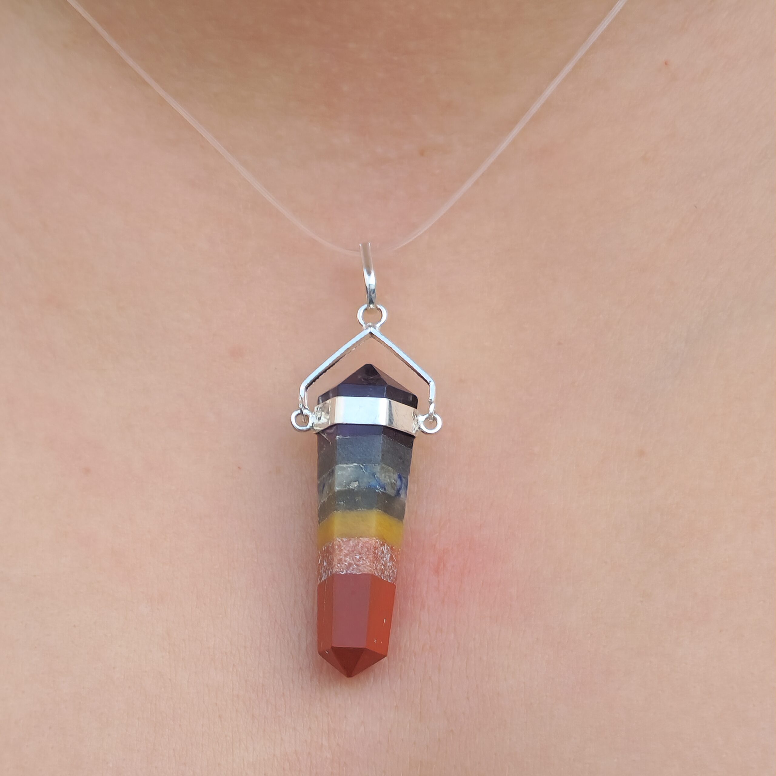 Pendente Biterminado | 7 Chakras