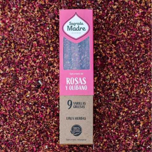 Incenso de Ervas, Rosa e Olíbano | Sagrada Madre