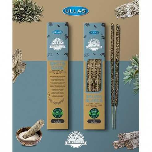 Incenso natural de Sálvia Branca| Ullas 25 gr