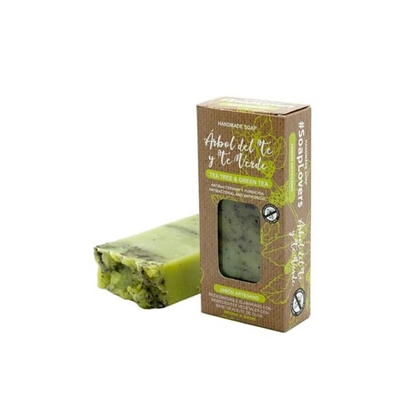 Sabonete Natural Artesanal | Árvore do Chá e Chá Verde