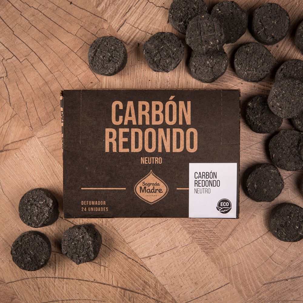 Bomba Defumação de Carvão Ativado Neutro | Sagrada Madre 24 unidades