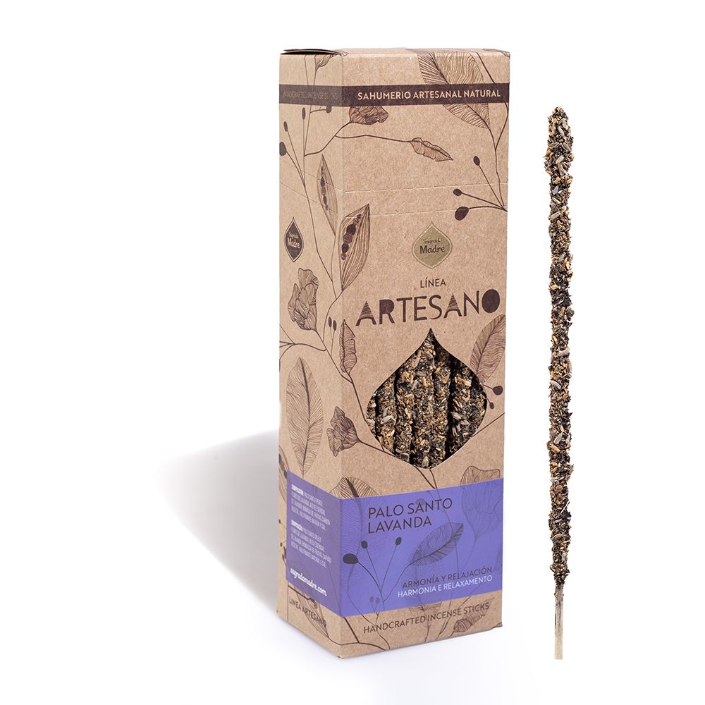 Incenso Artesanal de Pau Santo e Lavanda | Sagrada Madre