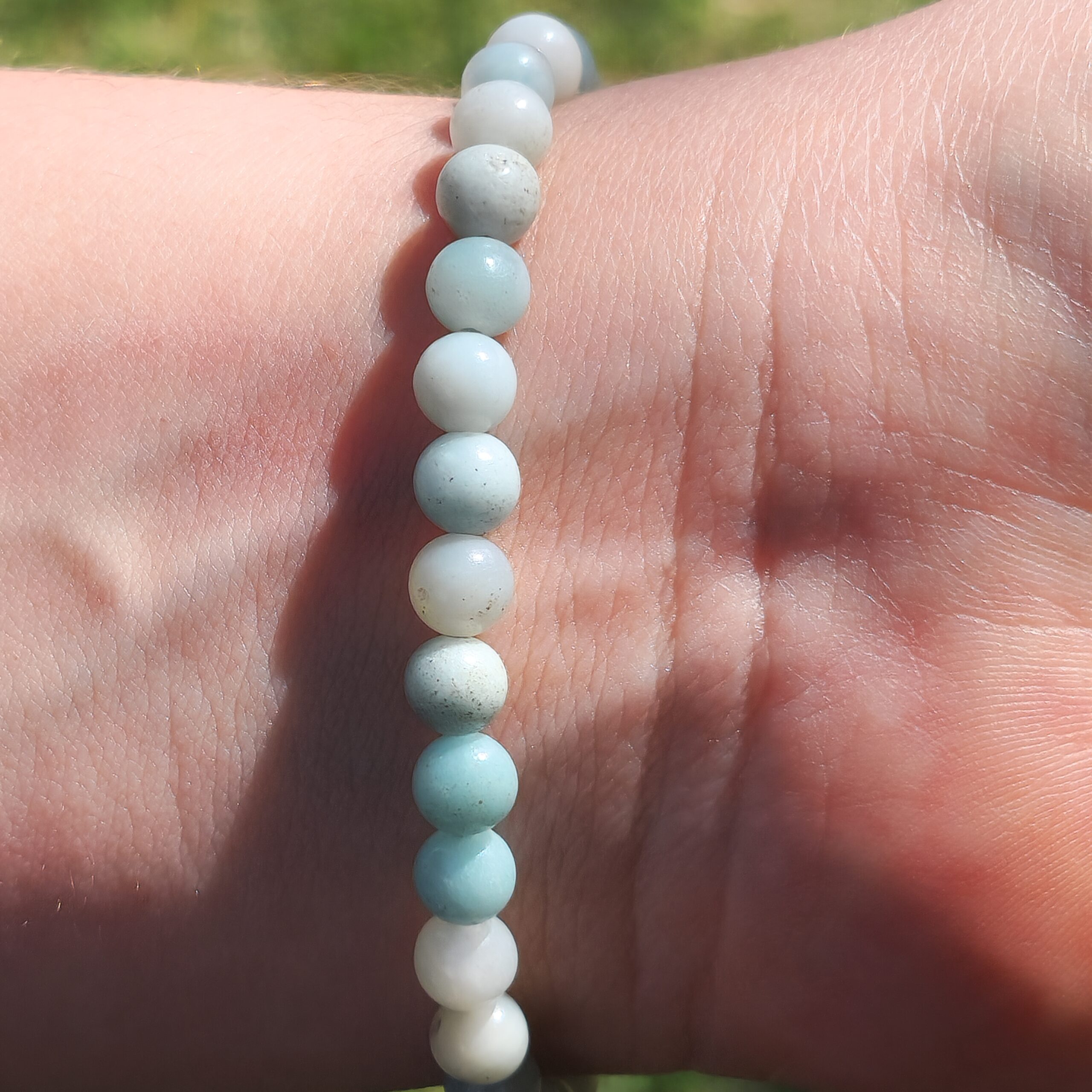 Pulseira de Amazonite | Esferas de 6 mm