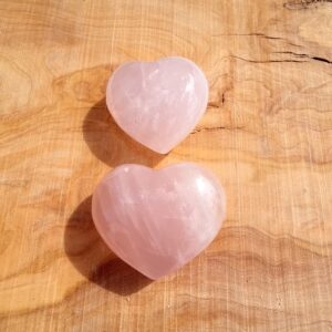 Coração de Quartzo Rosa Polido 4x4