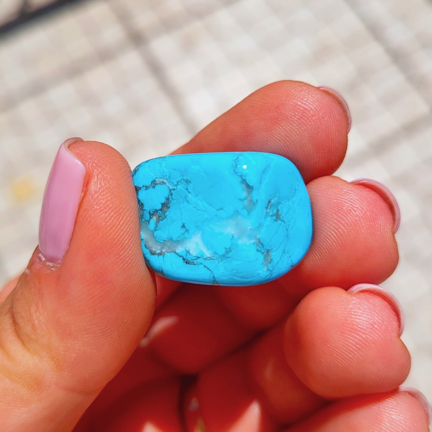 Howlita Turquesa Rolado